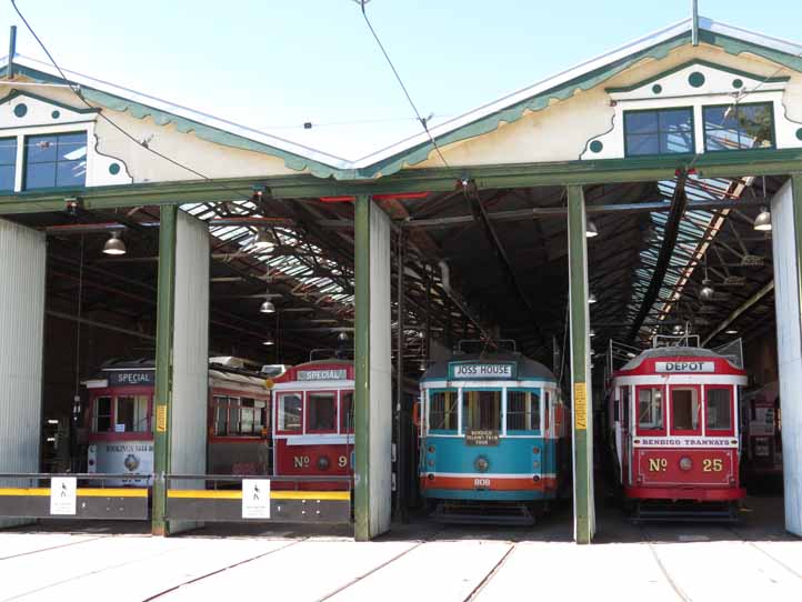Bendigo tram depot
